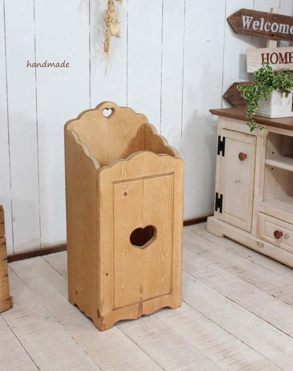 カントリー家具　傘立て　カントリー　ハート　オシャレ ハートの傘立て カントリー家具 傘立て putto 通販 529387