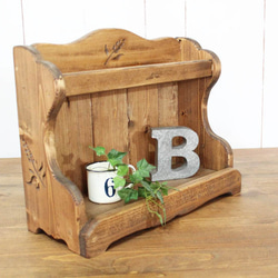 ハンドメイド　麦穂のカントリーミニキャビネット ハンドメイド 麦穂のカントリーミニキャビネット ハンドメイド 麦穂の