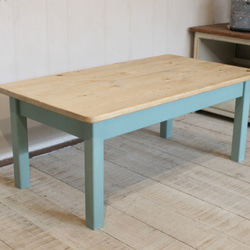 カントリーローテーブル90 ミントグリーン ローテーブル