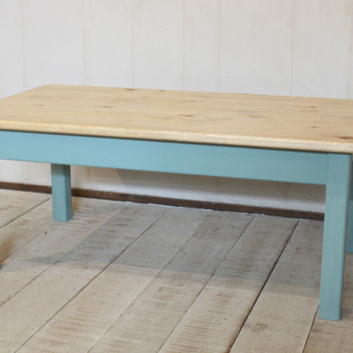 カントリーローテーブル90 ミントグリーン ローテーブル・リビング