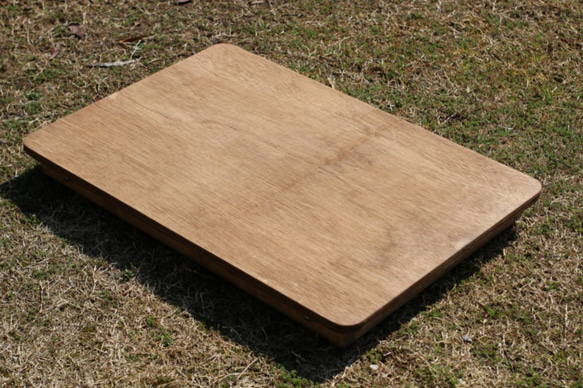 フォールディングテーブル ブラウン 折りたたみローテーブル60×40 キャンプcampアウトドア　outdoor 2枚目の画像