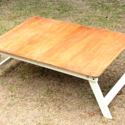 折りたたみ　フォールディングテーブル90×60　ホワイト　アウトドア　キャンプ Camp Outdoor 1枚目の画像
