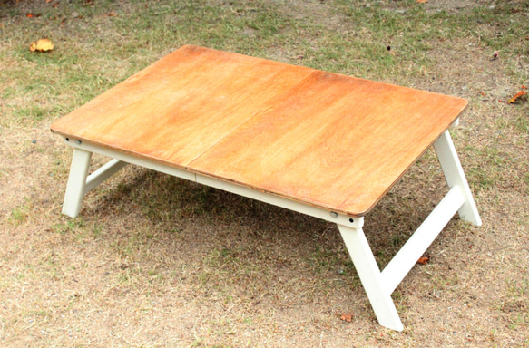 折りたたみ　フォールディングテーブル90×60　ホワイト　アウトドア　キャンプ Camp Outdoor 1枚目の画像