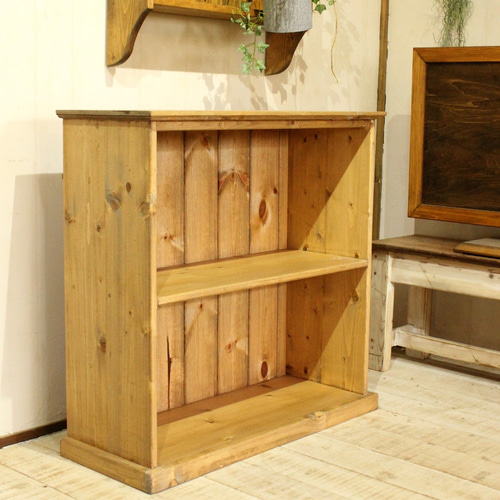 ハンドメイドホワイトシャビーなA4ファイルラック