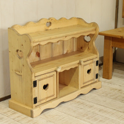 ハンドメイド　ハートのカントリーキッチンワゴン ハートのカントリーキッチンワゴン の通販 by Country putto's