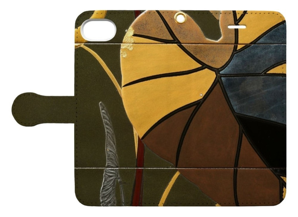 [訂做] 筆記本型 Android 保護套「柴田是心菊裡模蒔江重馬子（紐約大都會藝術博物館收藏）」 第4張的照片