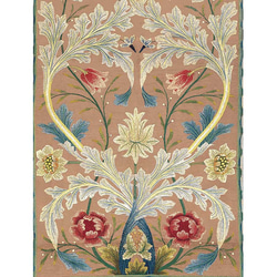 【受注生産】【マルチクロス（メガネ拭き）】William Morris Panel of floral embroide 4枚目の画像