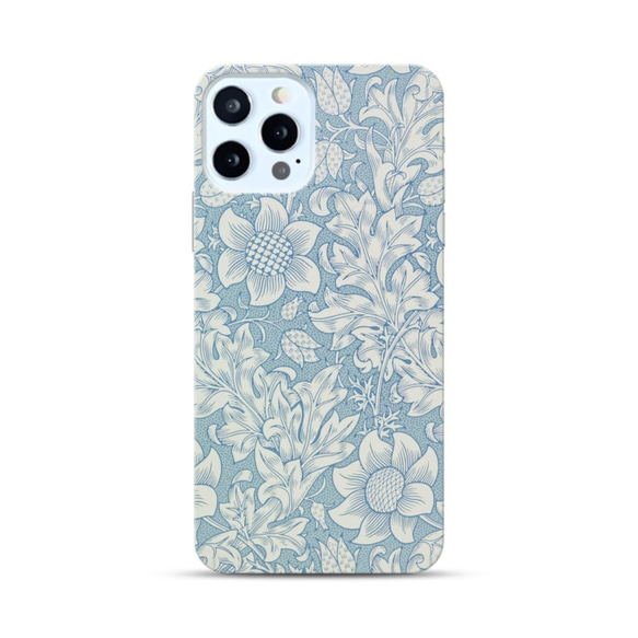 【モリス柄最多の品揃え　高精細画像使用】 iPhoneケース　ウィリアム・モリス　Fritillary 4枚目の画像