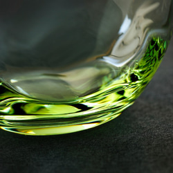 URUSHITO玻璃Johoji彩繪釉面玻璃蓋（大）黑色抹布漆miyazono勺子與釉面 第2張的照片