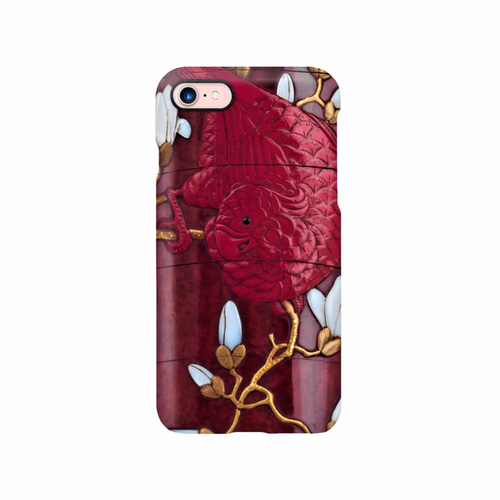 受注製作】 葆光庵 スマホケースシリーズ 鸚鵡蒔絵螺鈿印籠