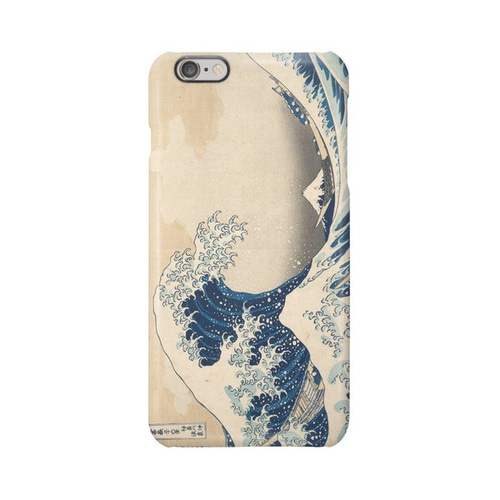 iPhoneケース 葛飾北斎 富嶽三十六景 神奈川沖浪裏【高解像度画像使用