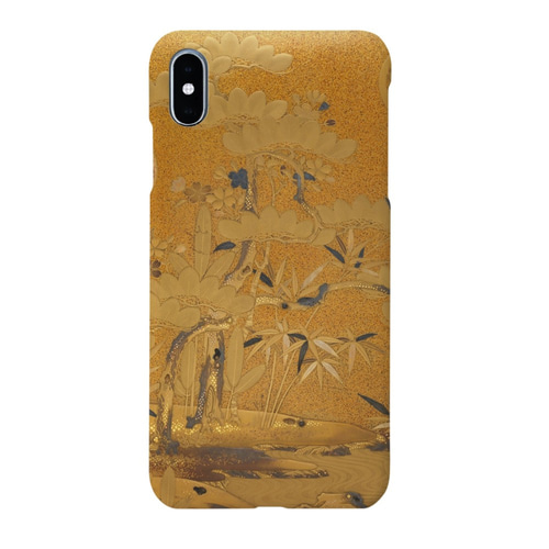 iPhoneケース 蒔絵大角赤手箱 スマホケース【高解像度画像使用