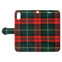 iPhone case tartan_02 格子格子筆記本型【使用高分辨率圖片】 第1張的照片