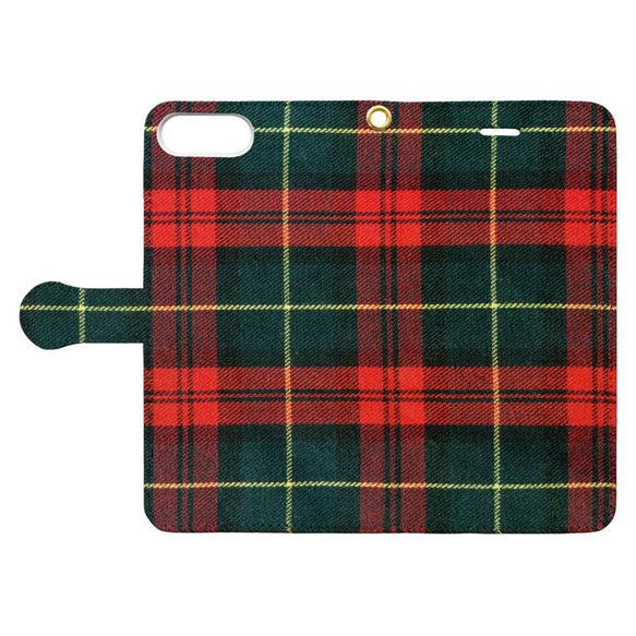 iPhoneケース　tartan_02　タータンチェック柄　手帳型【高解像度画像使用】 6枚目の画像