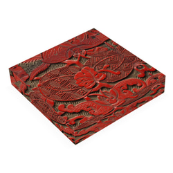 アクリルブロック　剔紅瓜瓞綿延圖盒 1枚目の画像
