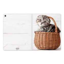 【受注製作】　葆光庵　Apple iPad 手帳型　Cute scottish fold 9枚目の画像