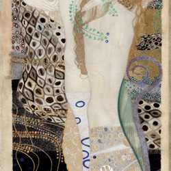 iPhoneケース　クリムト　Klimt　"水蛇Ⅰ　Water SerpentsⅠ"【高解像度画像使用】 2枚目の画像