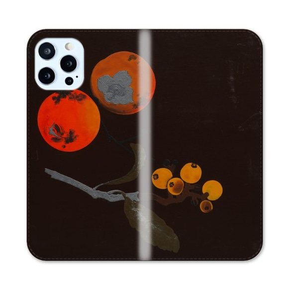 iPhone 外殼 Shibata Zeshin Maki-e 漆盒 筆記本型 無帶 [使用高分辨率圖像] 第4張的照片