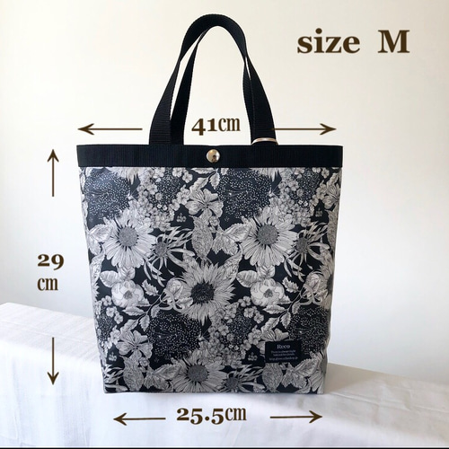 ☆ライト1点☆除菌できる リバティ ラミネート バッグ Mサイズ ヨシエ