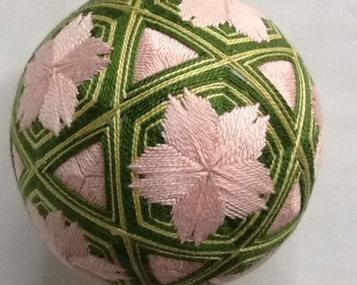 手鞠 手毬 てまり 271 刺繍 桜