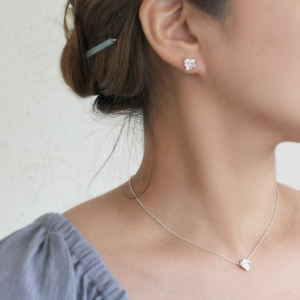 三色堇耳環 第3張的照片