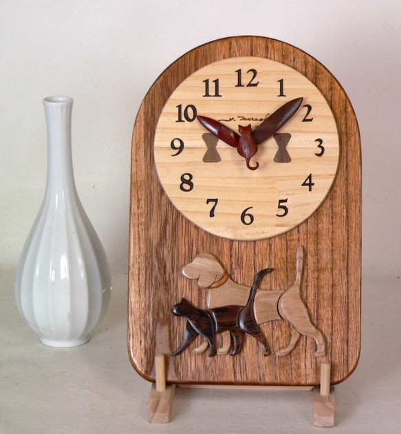 Dog &amp; Cat Clock Friends * 只有實際產品 第2張的照片