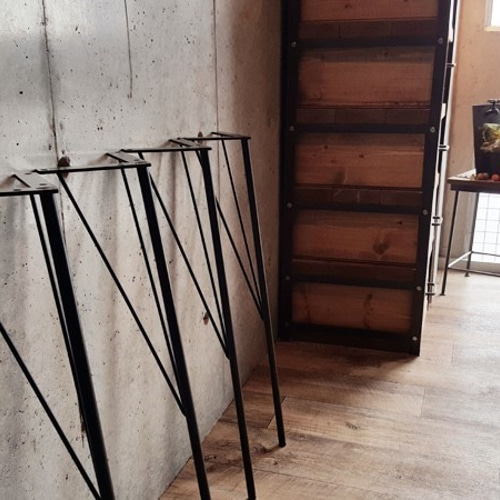 鉄脚 アイアン テーブル DIY 店舗什器 リメイク ビンテージ 鉄足 天板