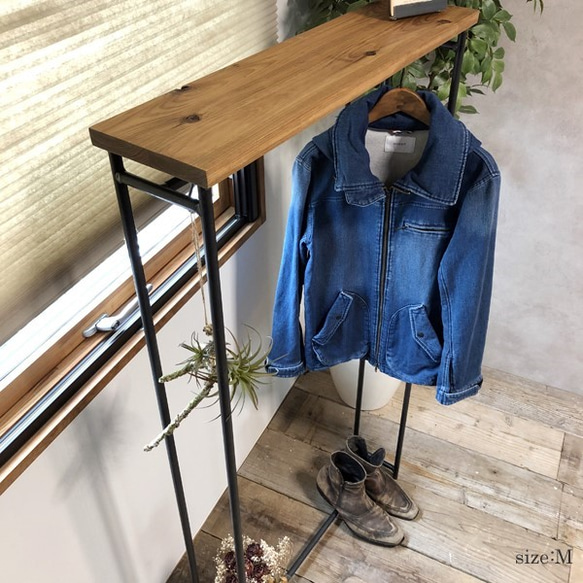 新商品☆期間限定価格】ハンガーラック アイアン 鉄製 無垢 