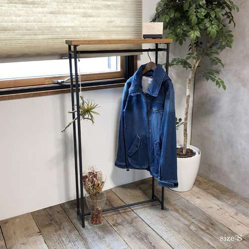 新商品☆期間限定価格】ハンガーラック アイアン 鉄製 無垢