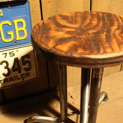 Iron&Wood　配管stool　配管スツール　(極太ボルト高さ調整機能付き) 3枚目の画像