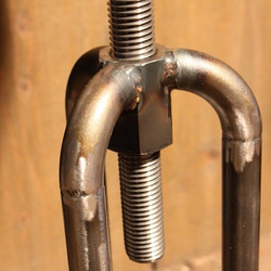 Iron&Wood　配管stool　配管スツール　(極太ボルト高さ調整機能付き) 4枚目の画像