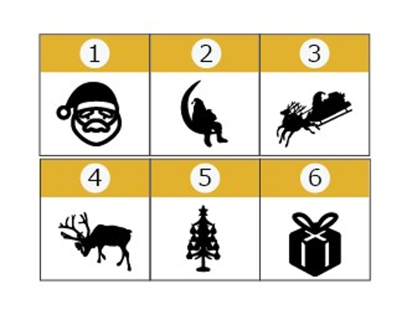 【浮き出る小皿 Creemaクリスマス限定セット】選べる2個セット　サンタクロース・トナカイ・ツリーなどなど 2枚目の画像