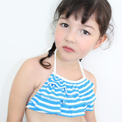 [Swimwear] Cute Frill Bikini for Kid 第2張的照片