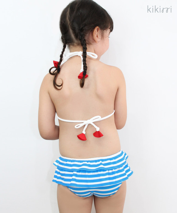 [Swimwear] Cute Frill Bikini for Kid 第3張的照片