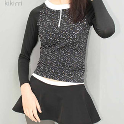 [Swimwear] Long Sleeve Rashguard with Skirt Bottom 第2張的照片