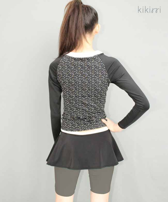 [Swimwear] Long Sleeve Rashguard with Skirt Bottom 第4張的照片