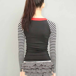 [Swimwear] Long Sleeve Rashguard with Cute Frill Bottom 第3張的照片