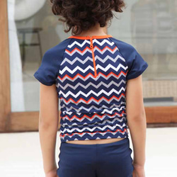 [Swimwear] Chevron Rashguard for Boy 第2張的照片