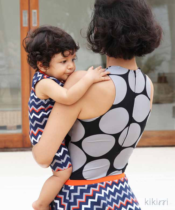 [Swimwear] With Mom♪ Baby Swimming Set 第2張的照片