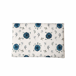 Original fabric flower collection card case Ｄ 2枚目の画像