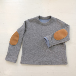 * 3tone 2way sweater * light gray & light blue 第1張的照片