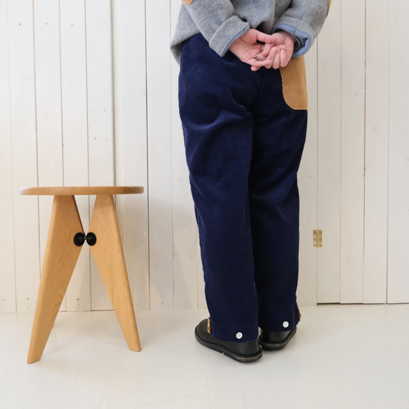 corduroy pants　deep sea navy 第1張的照片