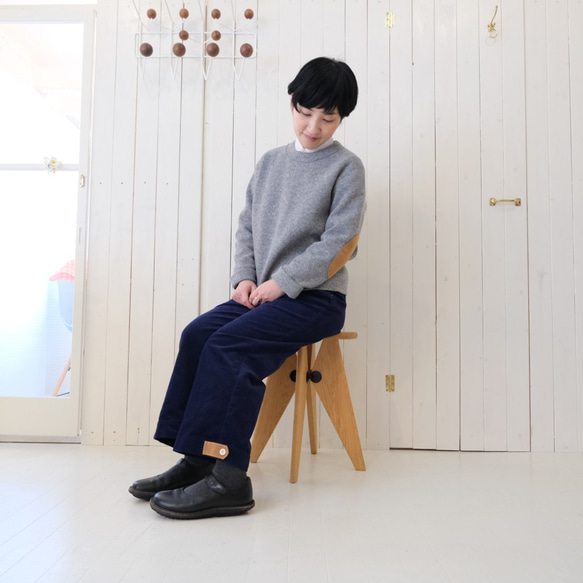 corduroy pants　deep sea navy 第2張的照片