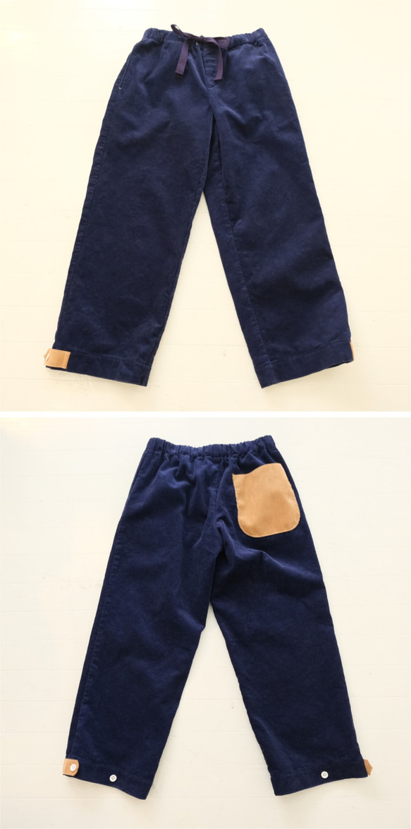 corduroy pants　deep sea navy 第3張的照片