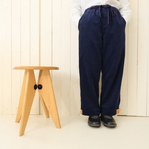お仕立て承ります♪ 』コーデュロイパンツ ネイビー ロングパンツ