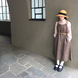 2tone rough linen 1piece 第2張的照片