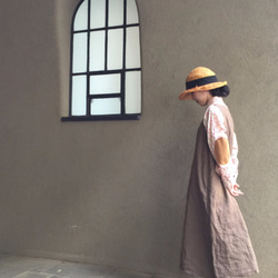 2tone rough linen 1piece 第7張的照片