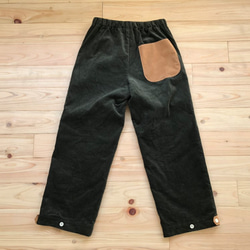 corduroy pants　deep green 第2張的照片