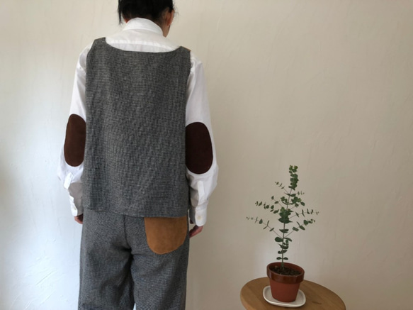 wool check rough tops 第3張的照片