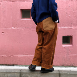 corduroy pants　chick orange 第4張的照片